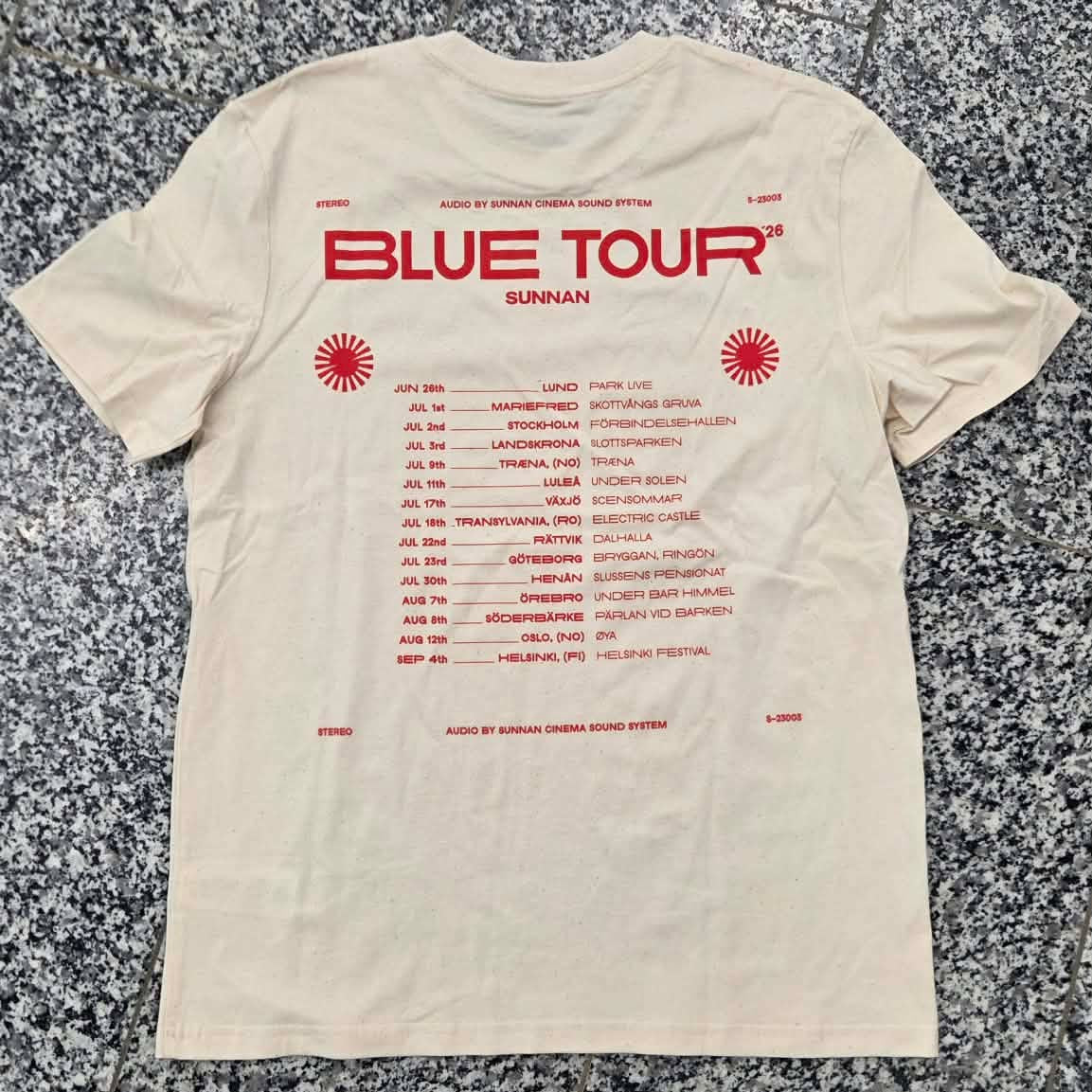 Sunnan - Blue Tour T-shirt