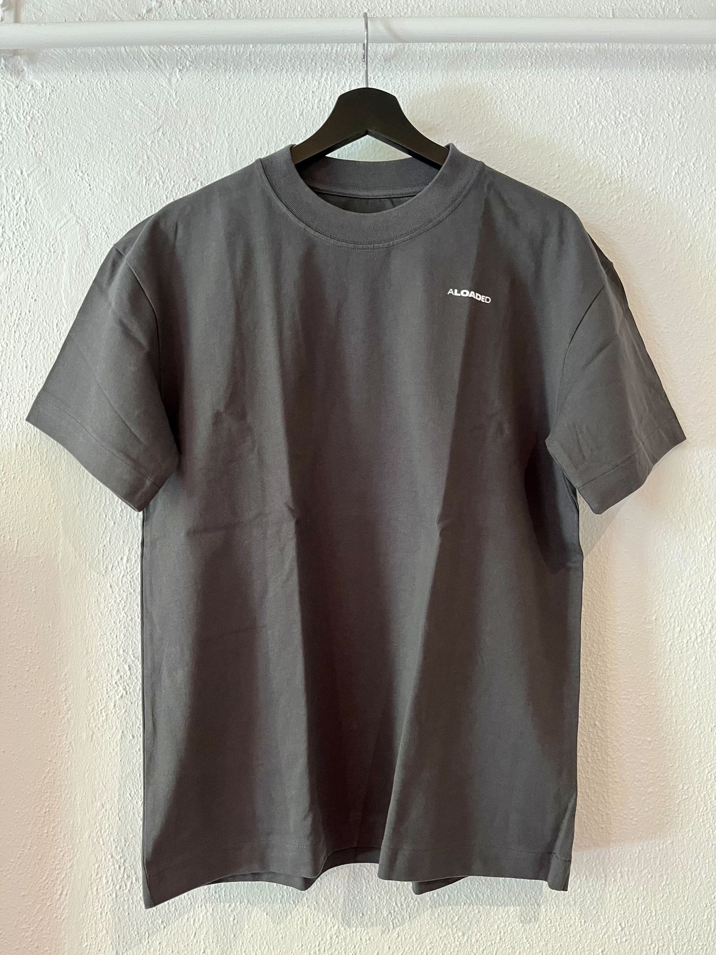 ALOADED Boxy Tee White Logo