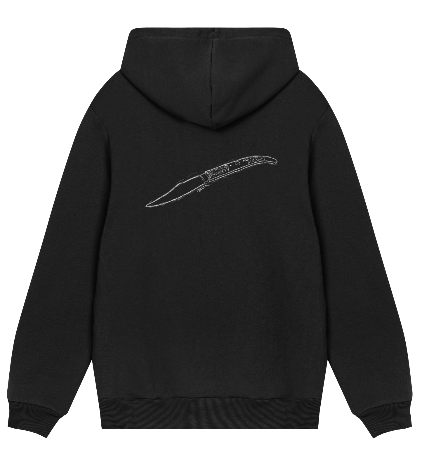 Agent blå Backstabber hoodie