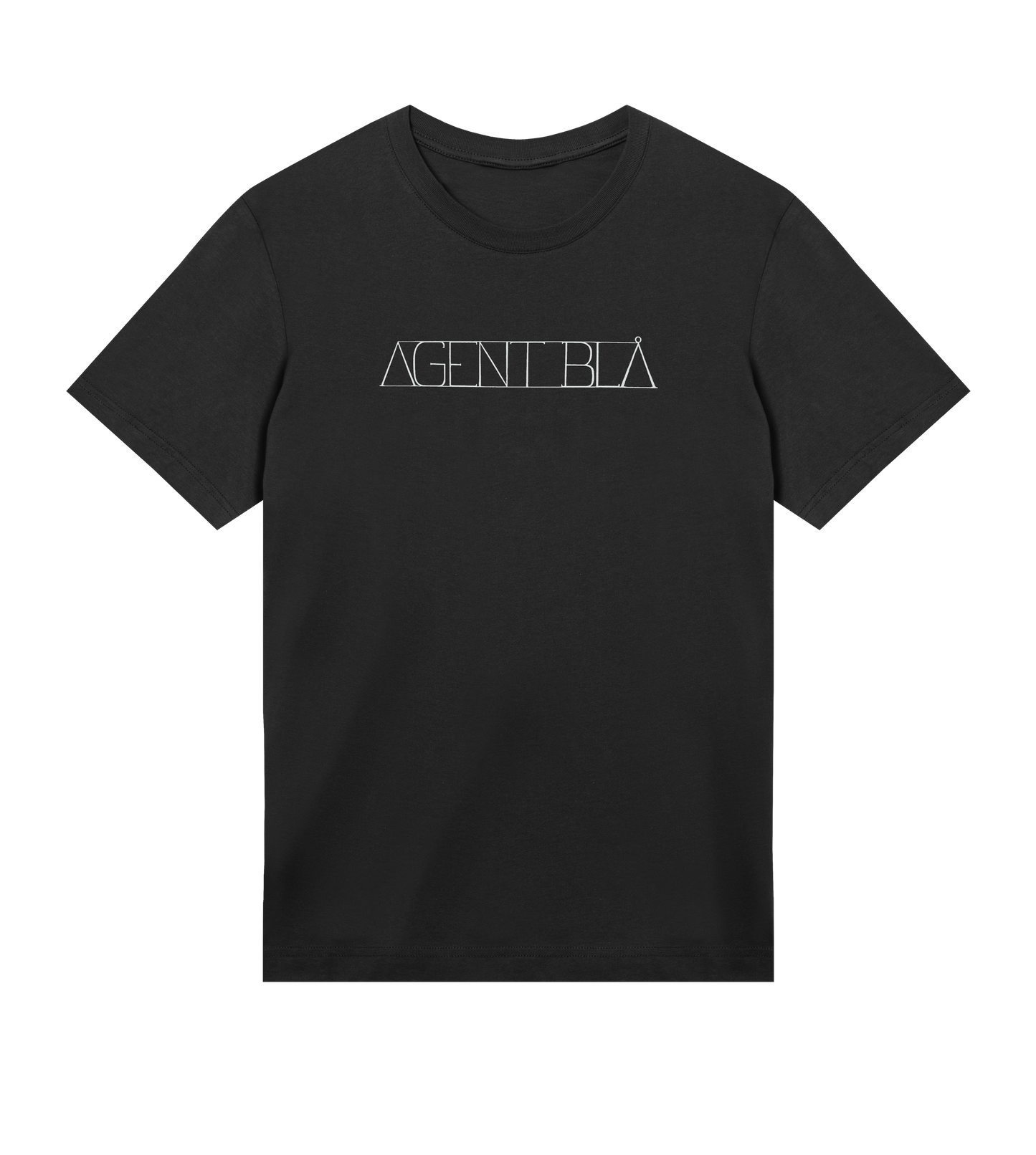 Agent blå logo tee
