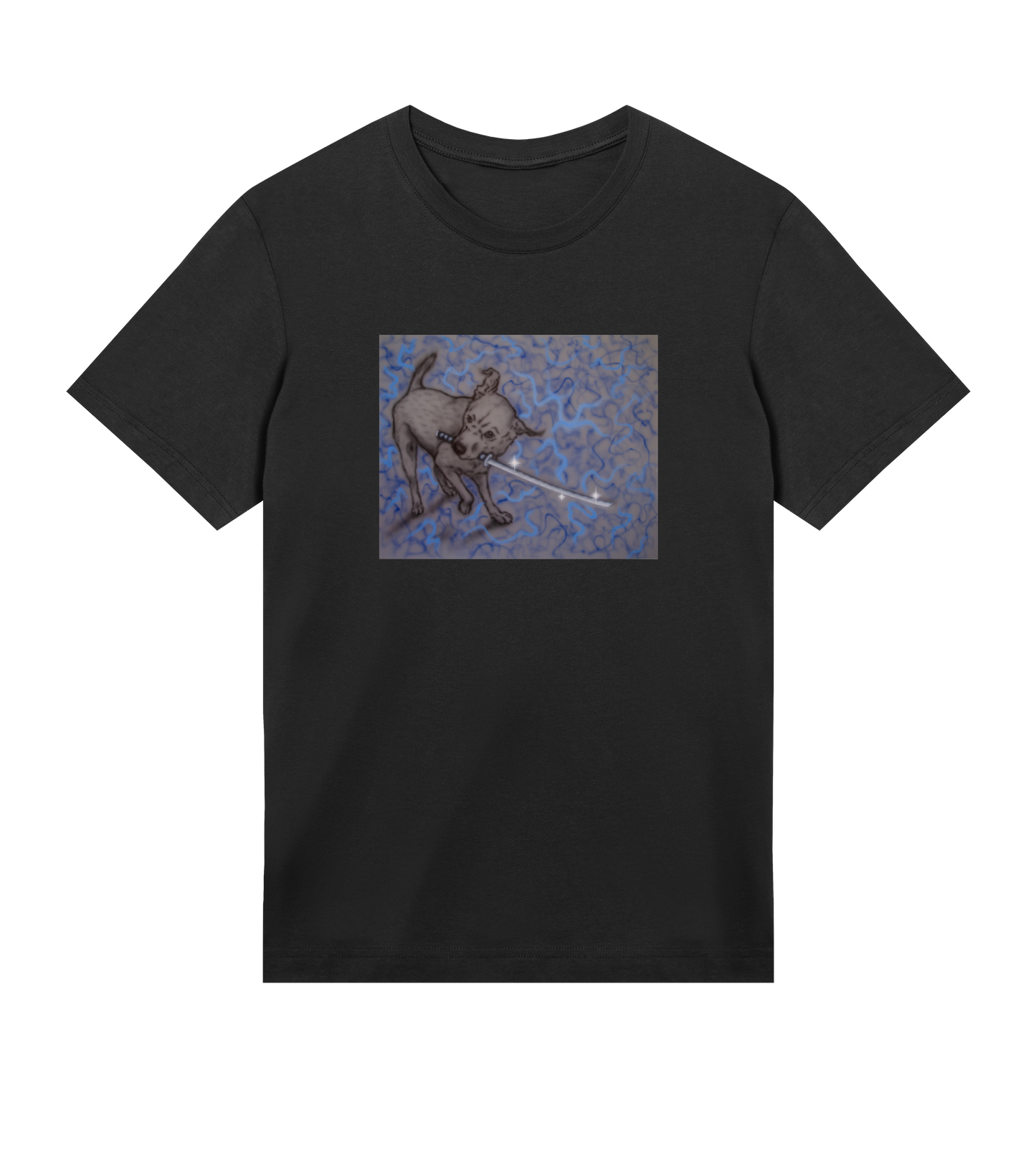 Agent blå Katana Dog tee