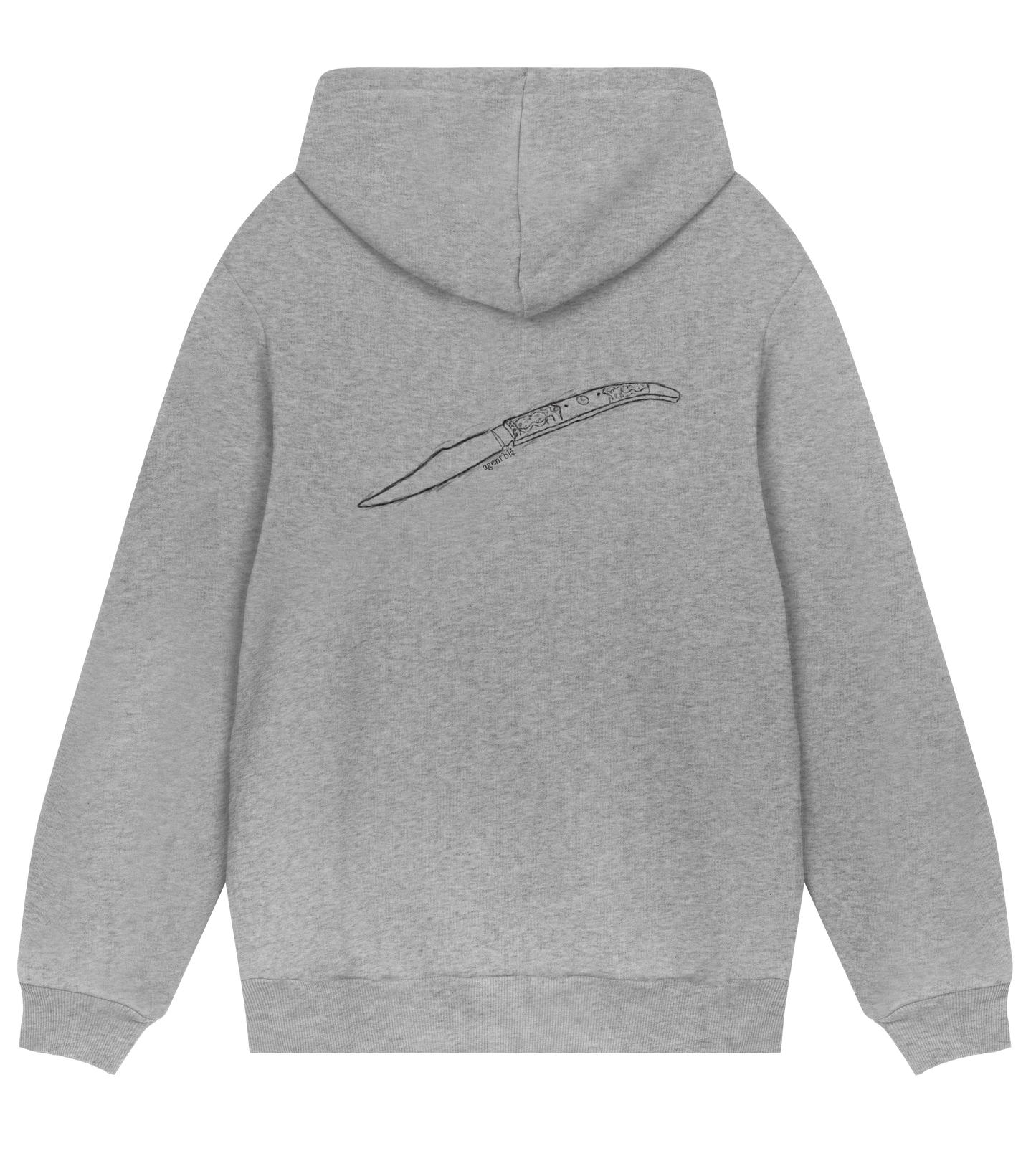 Agent blå Backstabber hoodie
