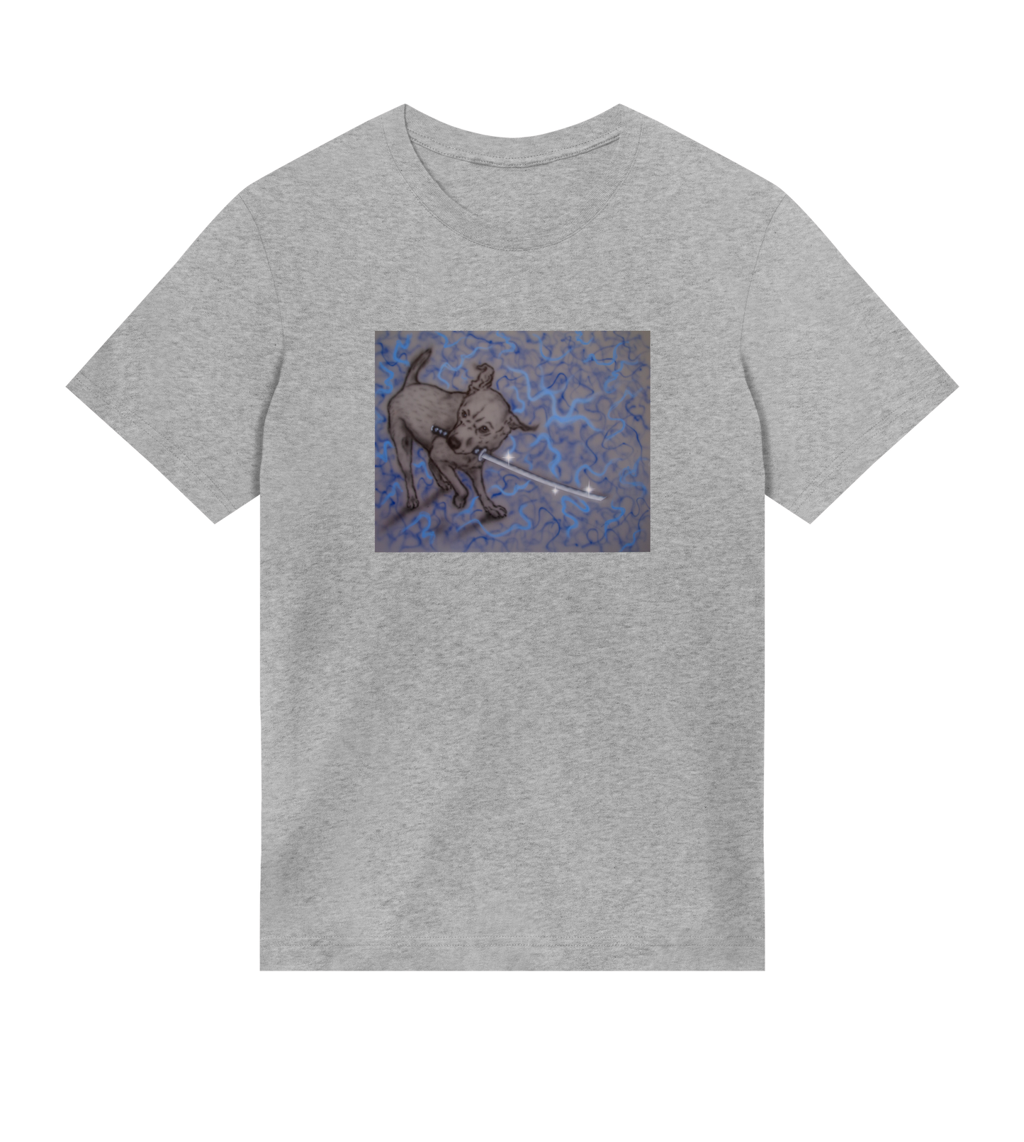 Agent blå Katana Dog tee