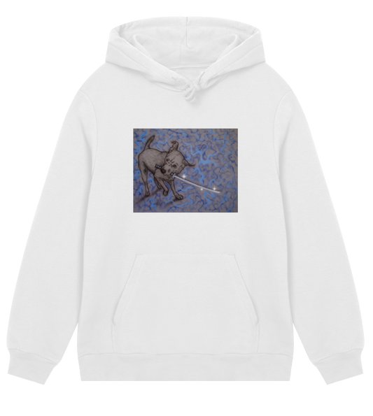 Agent Blue Katana Dog Hoodie