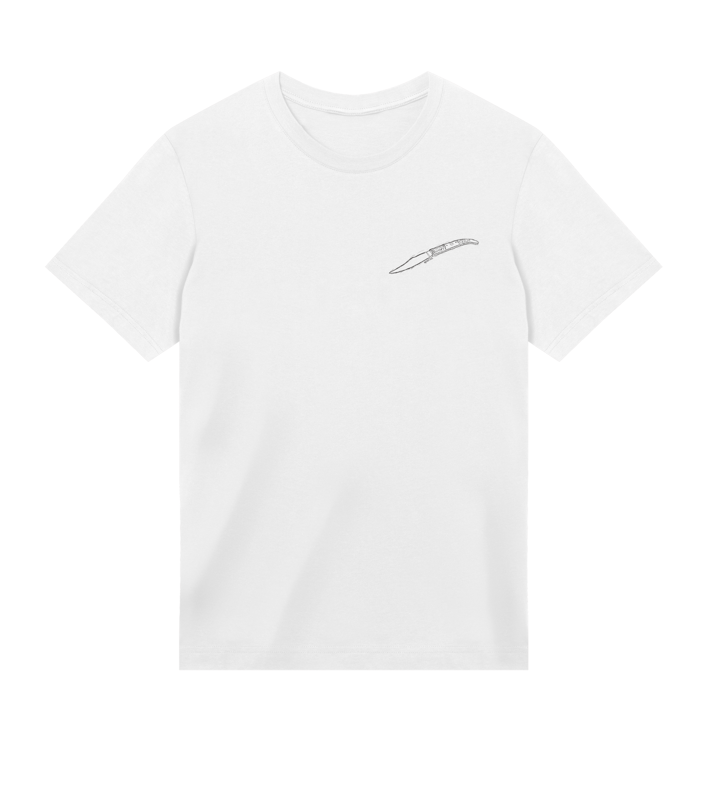 Agent blå knife logo tee