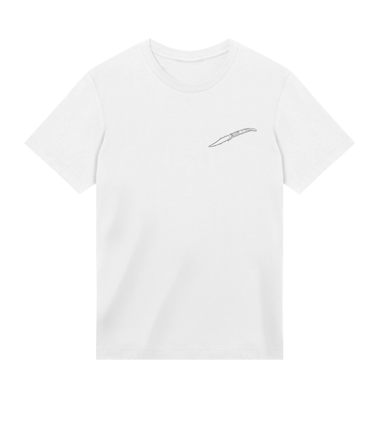 Agent blå knife logo tee