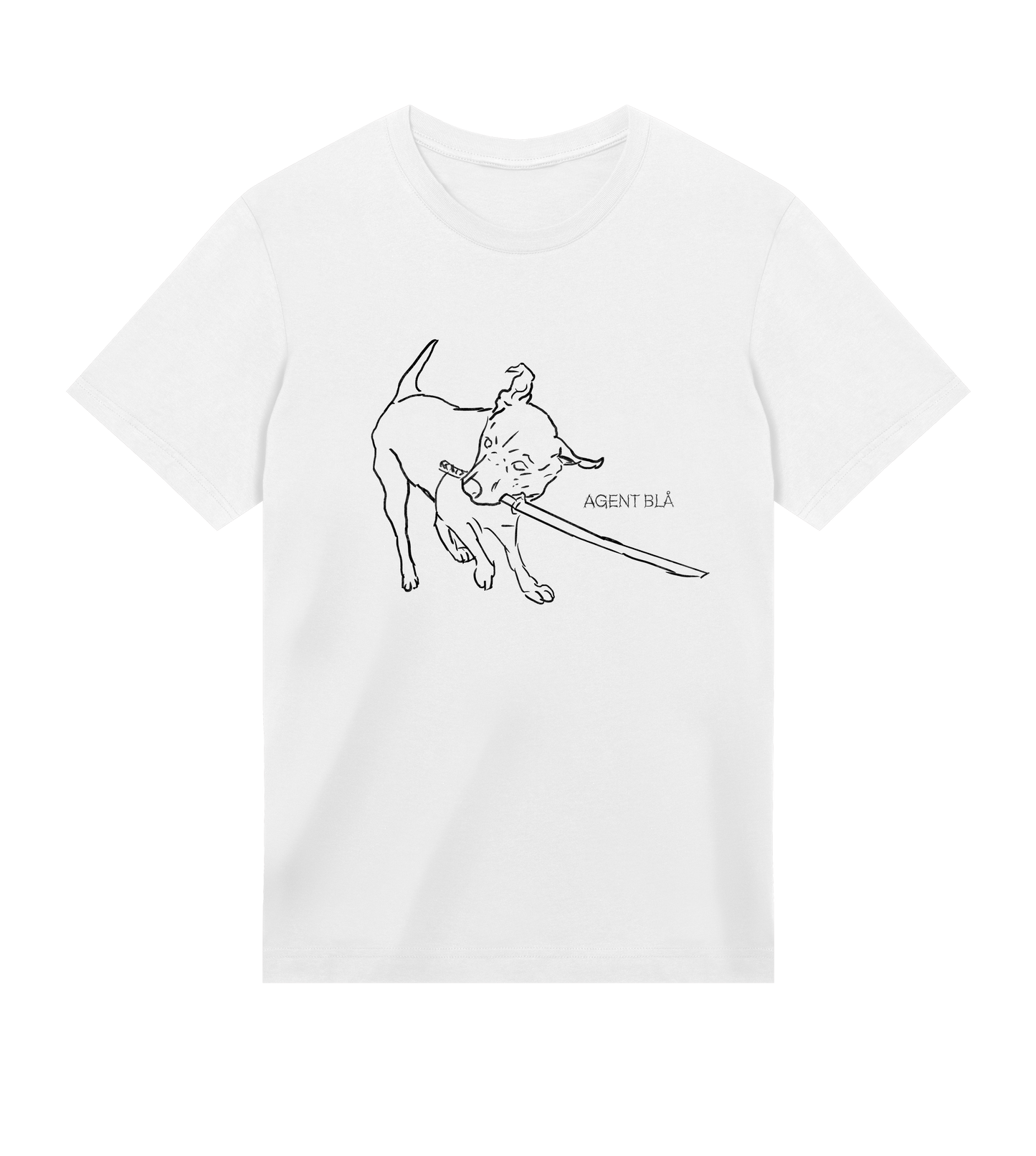 Agent blå Katana tee