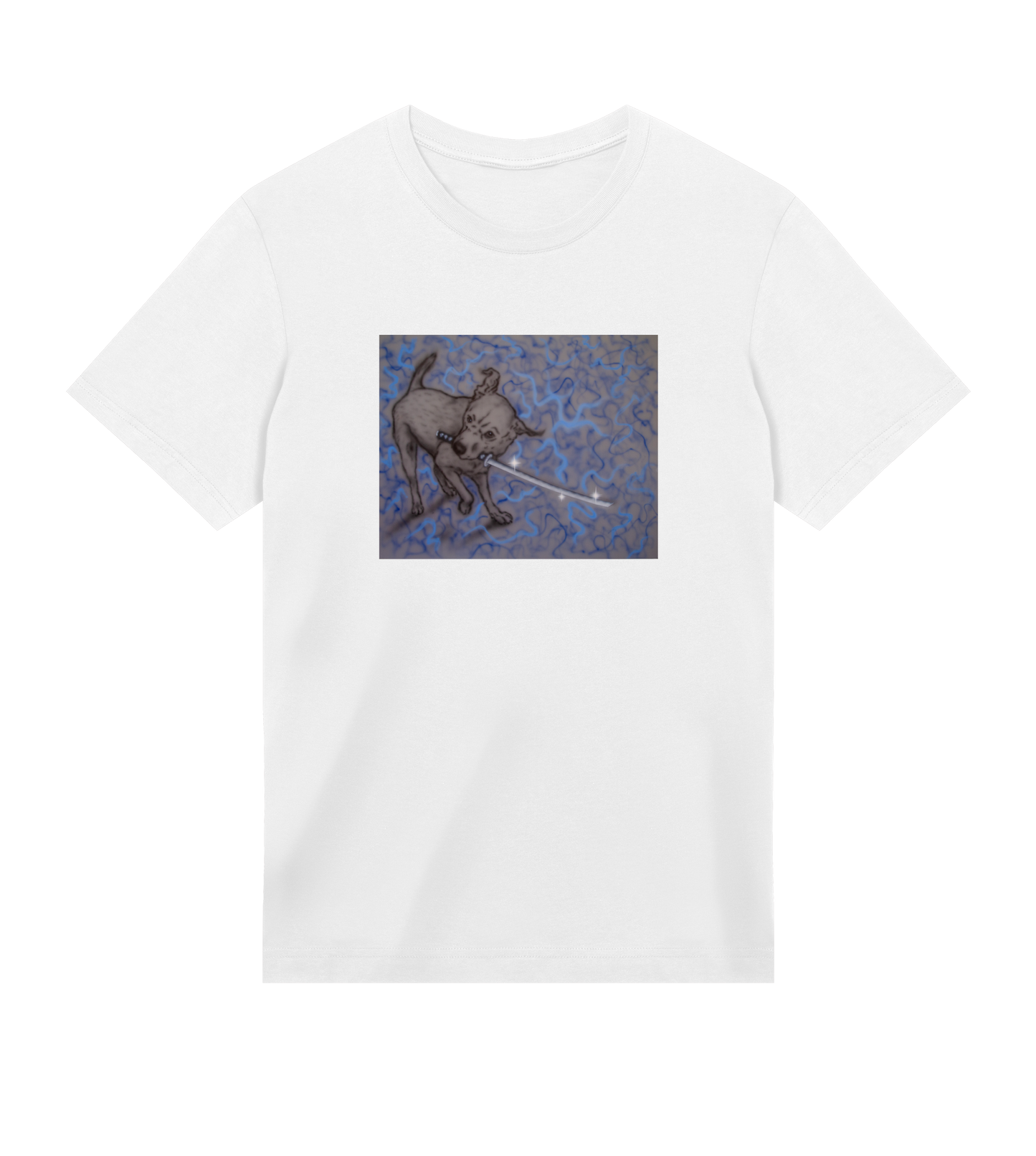 Agent blå Katana Dog tee
