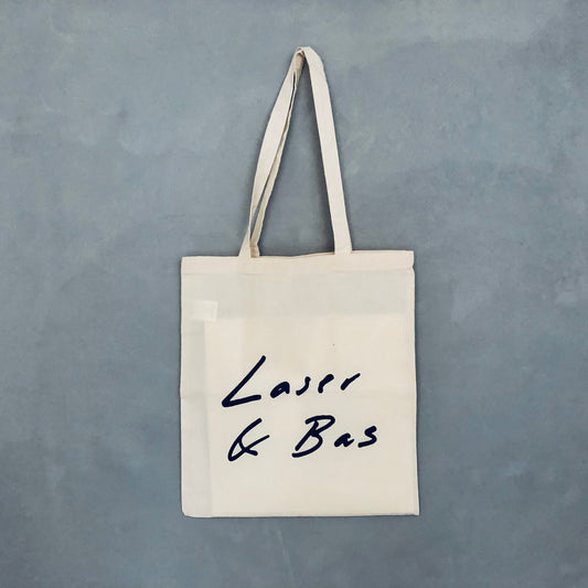 Laser och bas – Tote bag