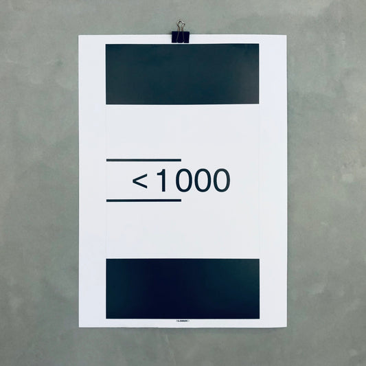 <1000 Promotion Poster
