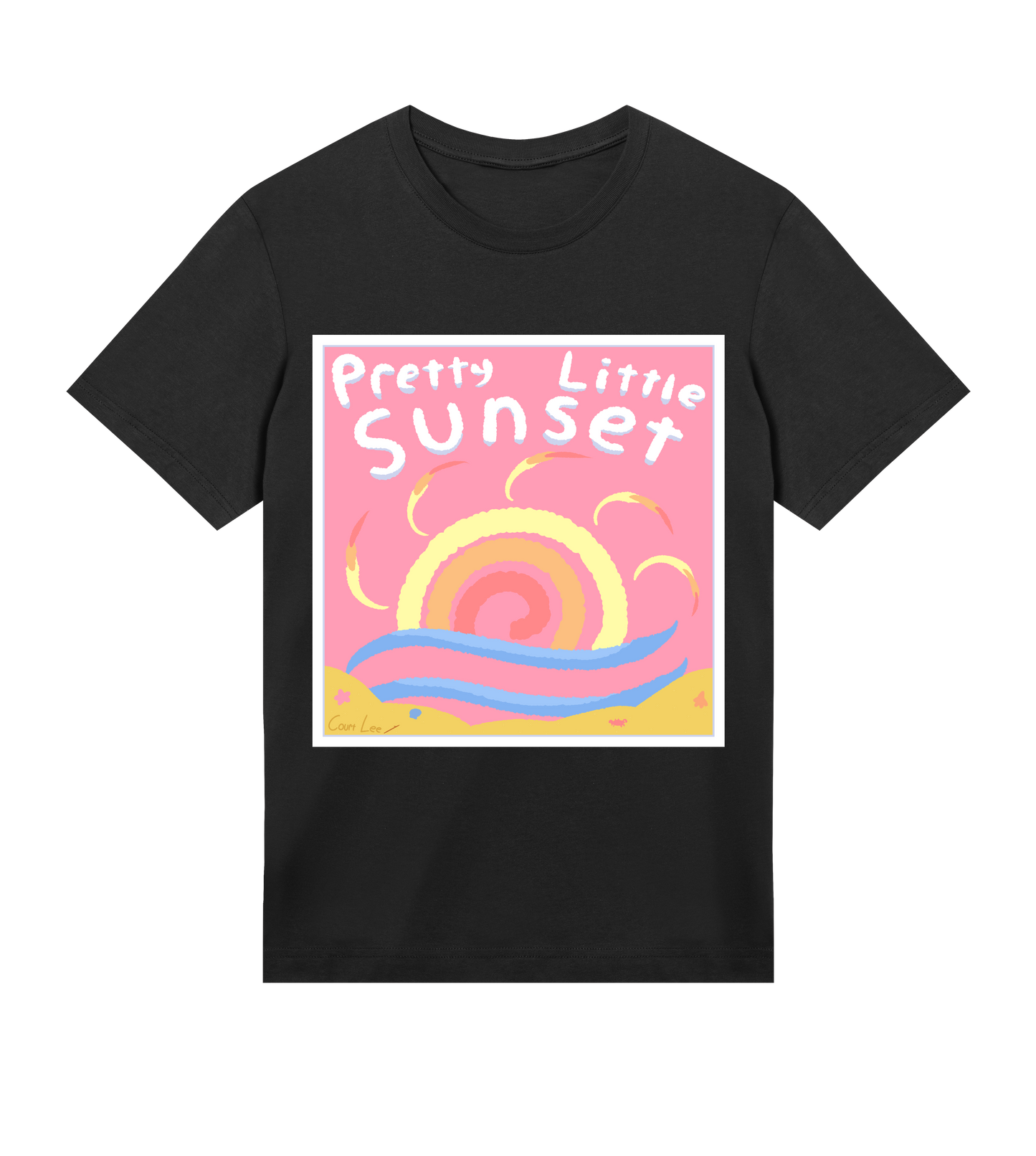 Pretty Little Sunset Cover Art Tee