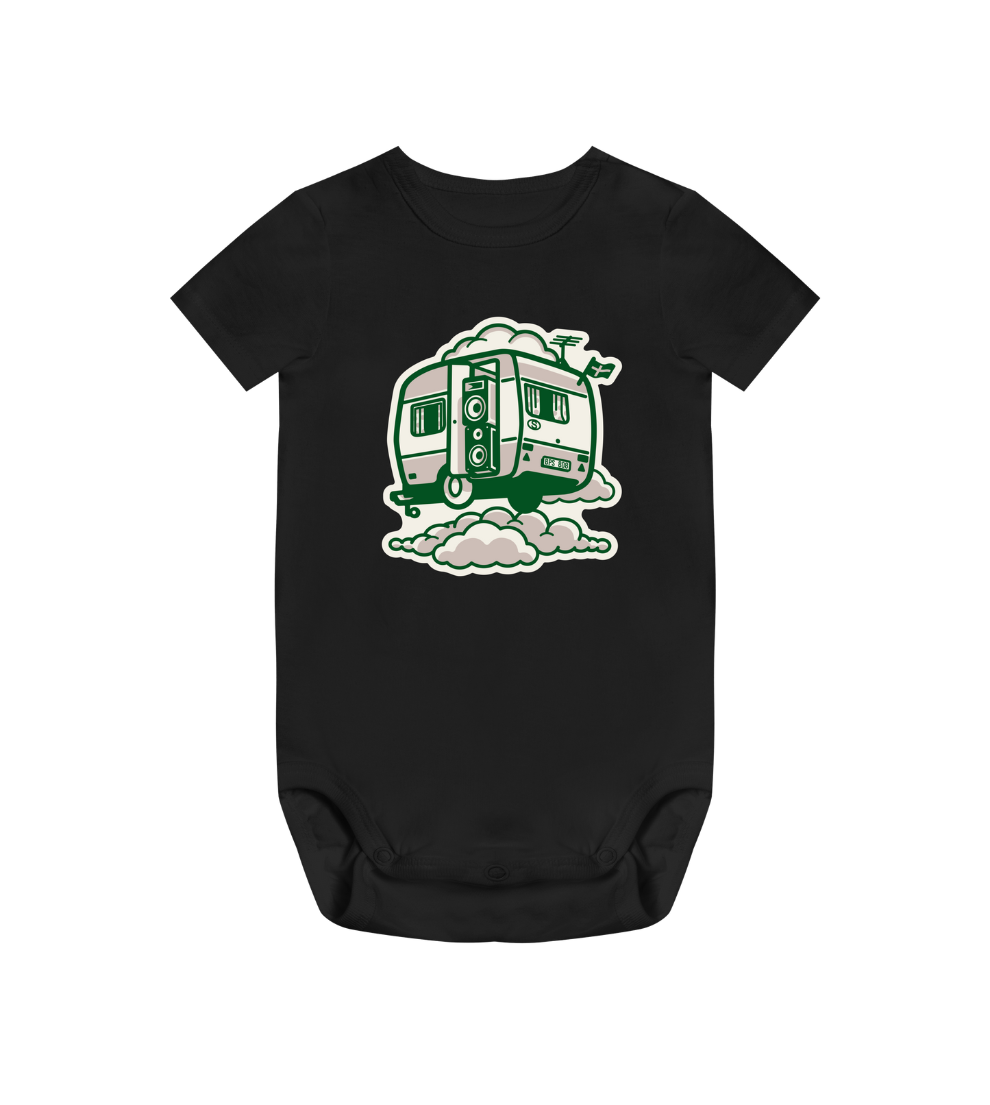 Baby Bodysuit Toon Green
