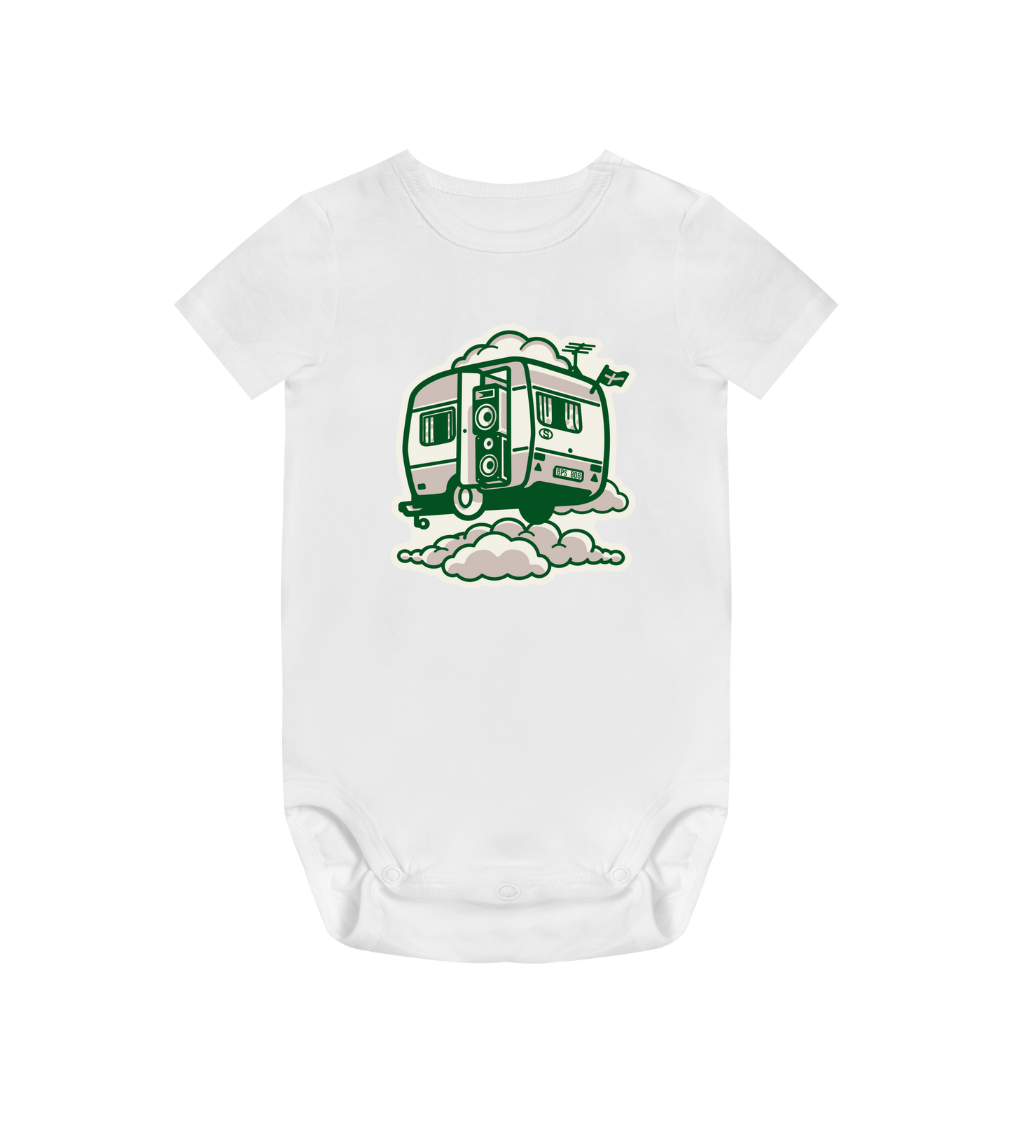 Baby Bodysuit Toon Green