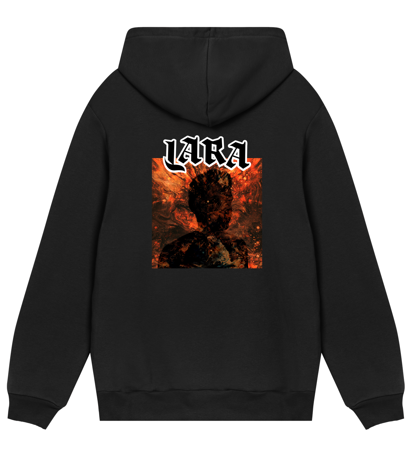 SEBASTIAN LARA - HOODIE - MALE - BLACK - FIRE