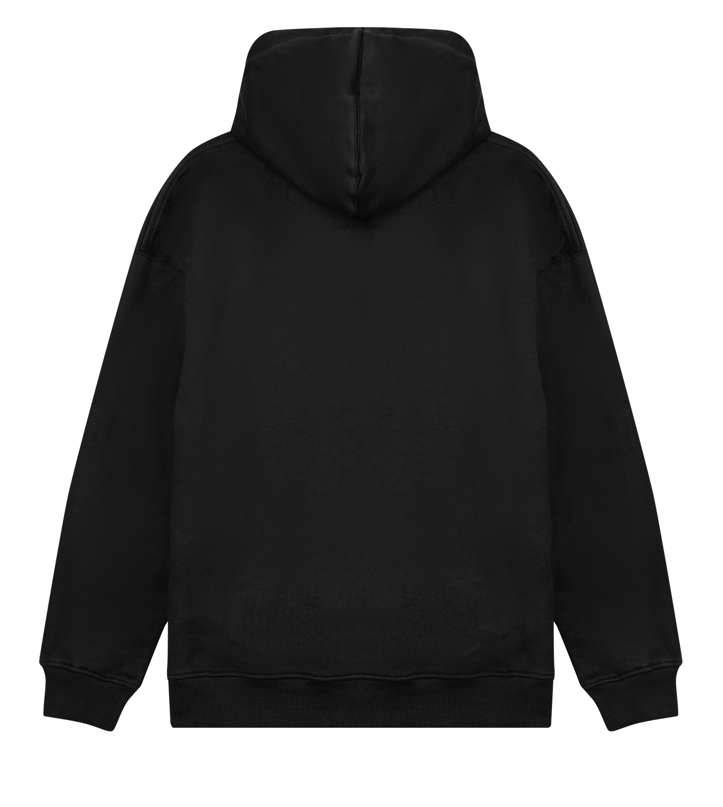 In Mourning White Logo Men's Boxy Hoodie