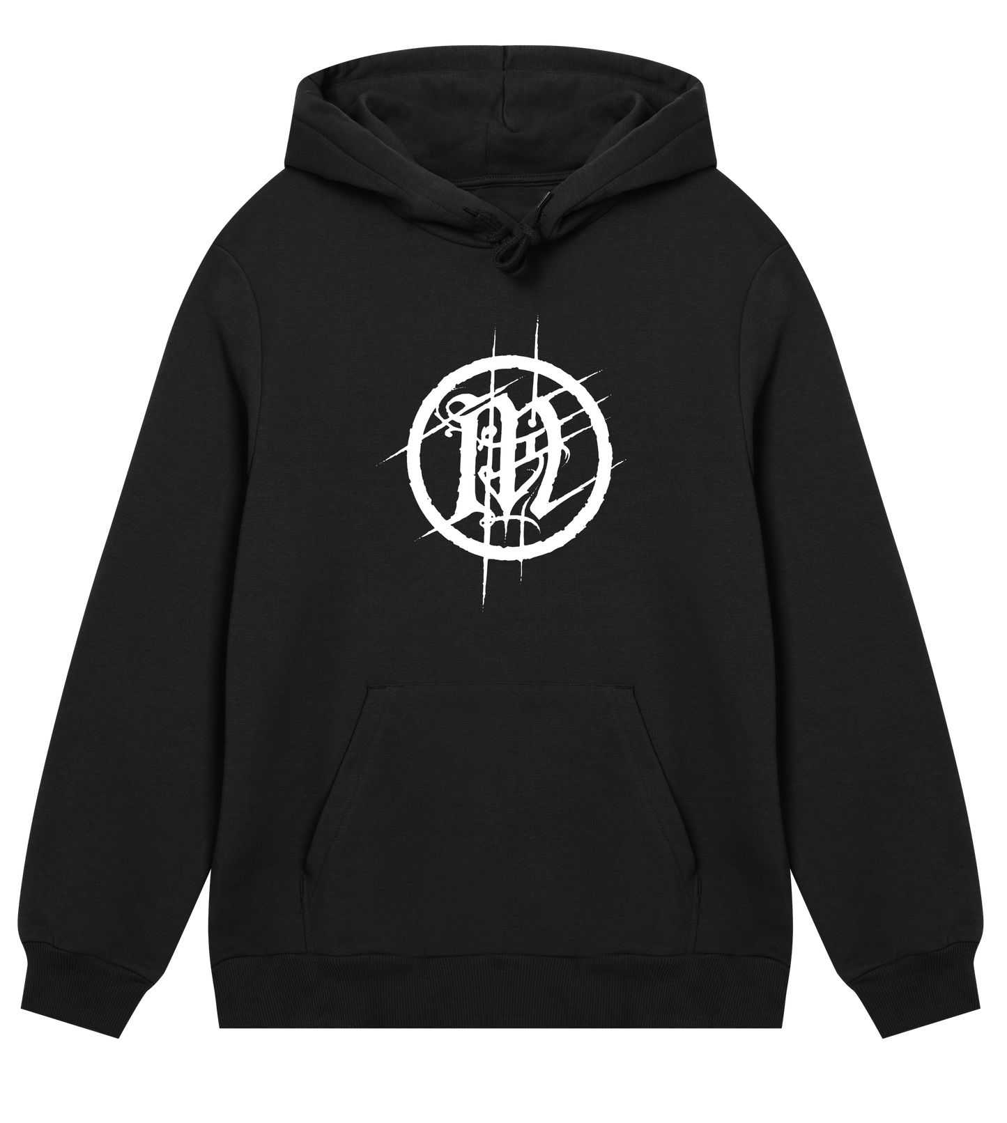 In Mourning White Emblem Regular Hoodie