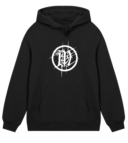 In Mourning White Emblem Regular Hoodie