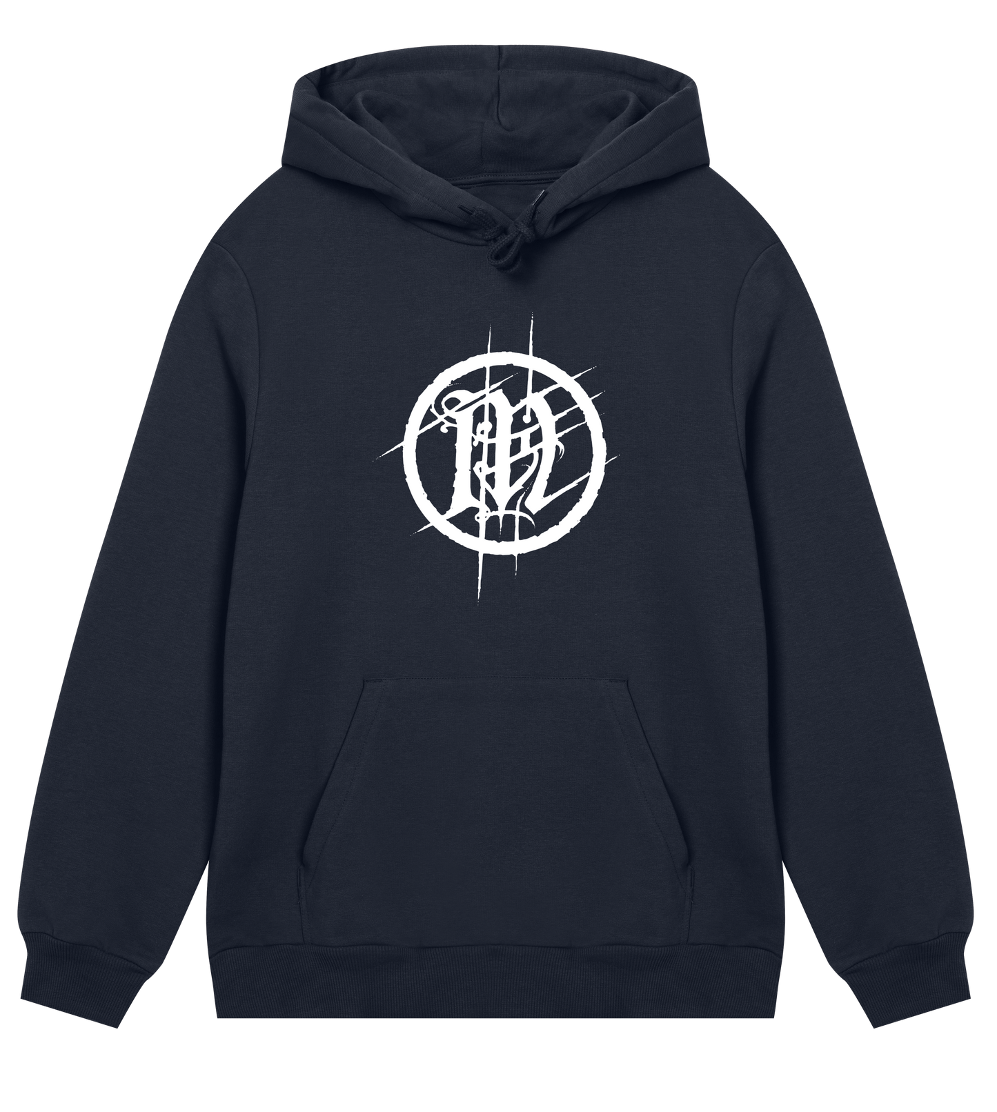 In Mourning White Emblem Regular Hoodie