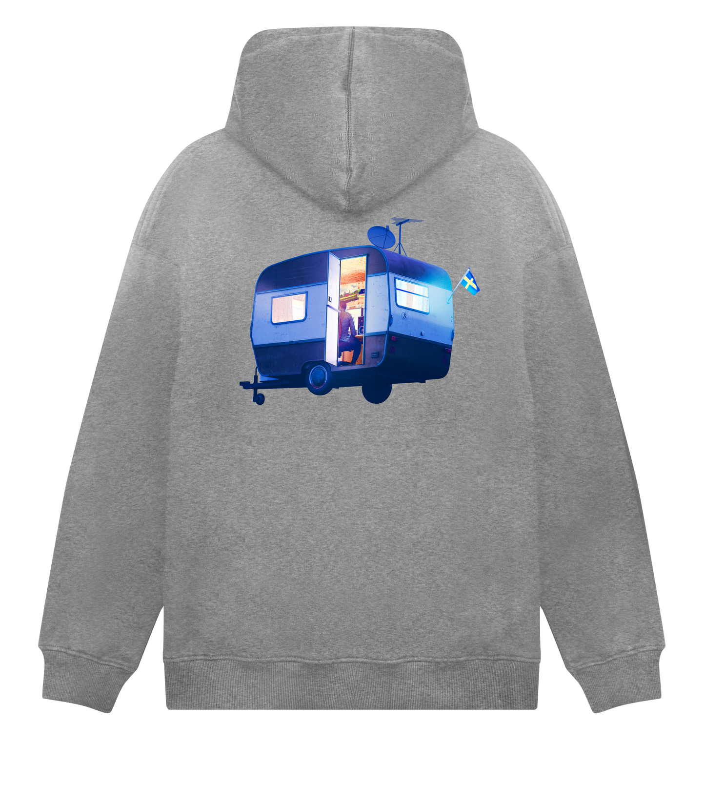 Mens Boxy Hoodie Husvagn