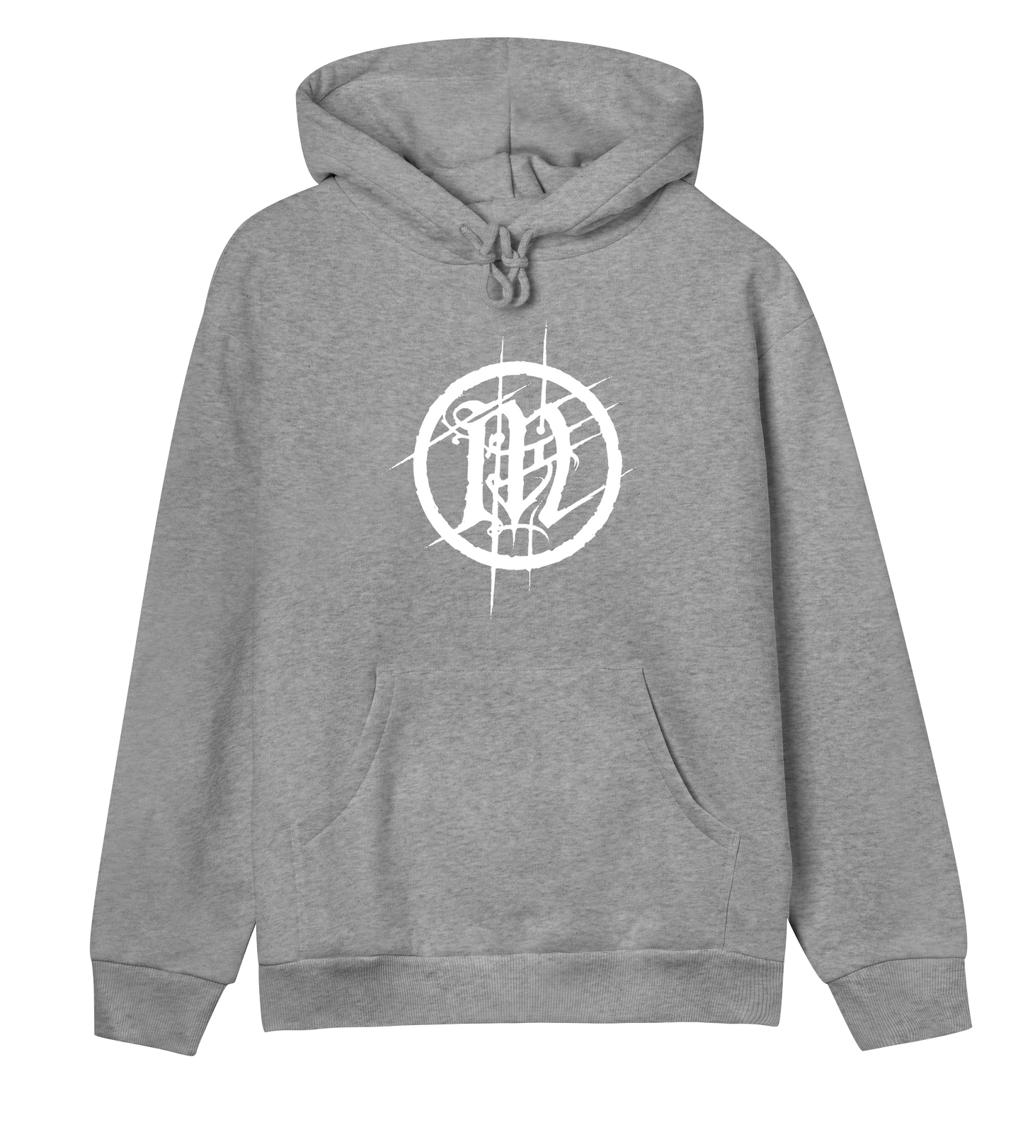 In Mourning White Emblem Womens Hoodie