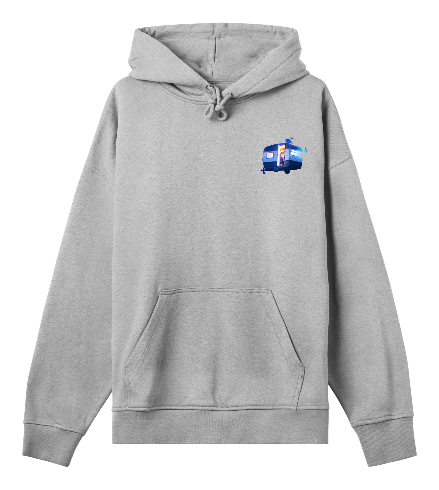 Mens Boxy Hoodie Husvagn