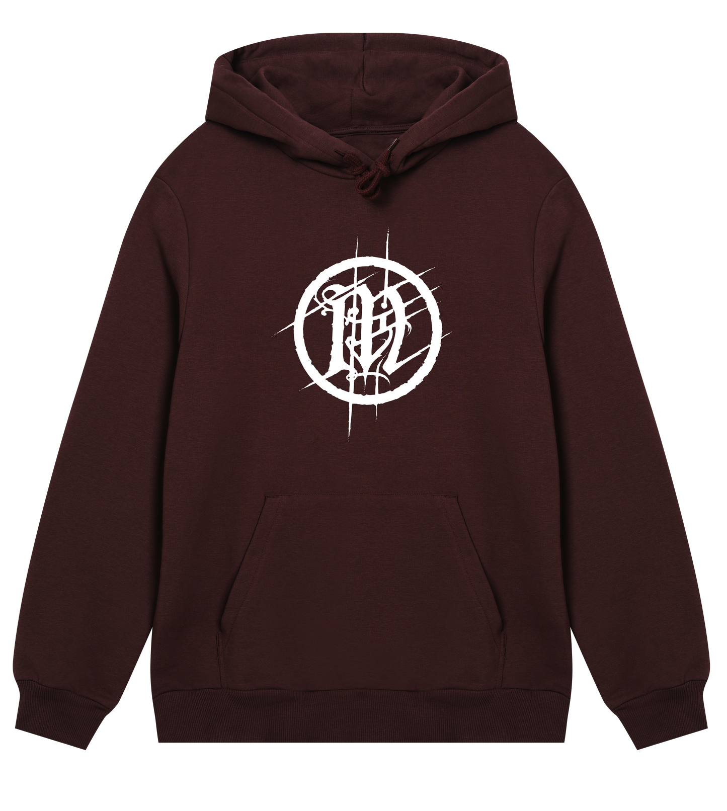 In Mourning White Emblem Regular Hoodie