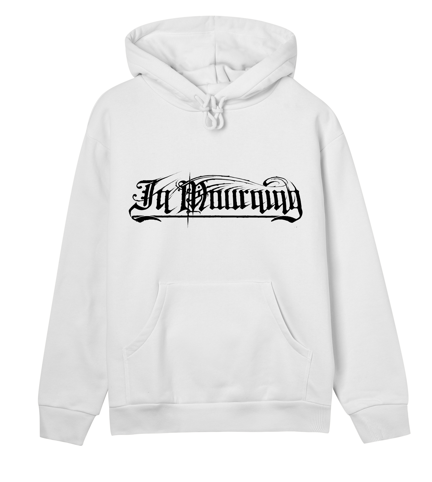 In Mourning Black Logo Womens Hoodie