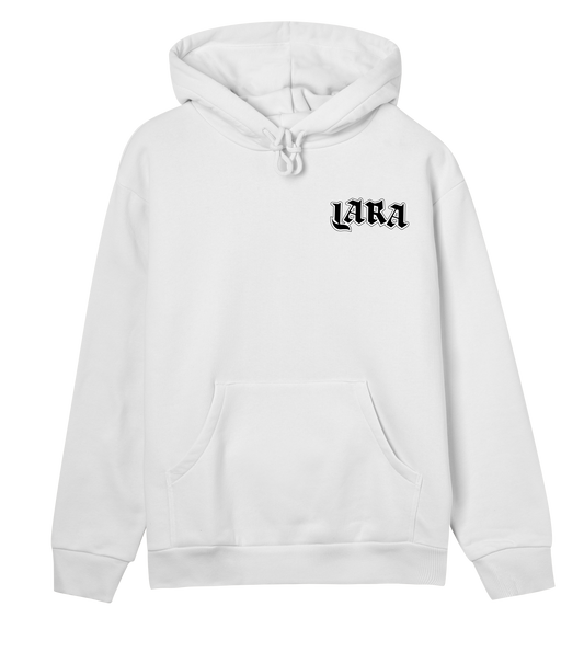 SEBASTIAN LARA - HOODIE - FEMALE - WHITE - ICE