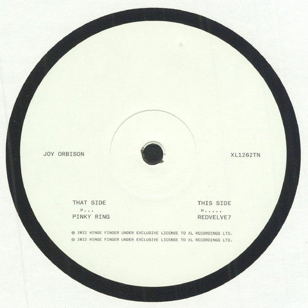 Joy Orbison - Pinky Ring 10"