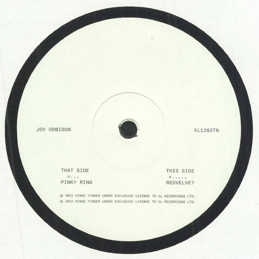 Joy Orbison - Pinky Ring 10"