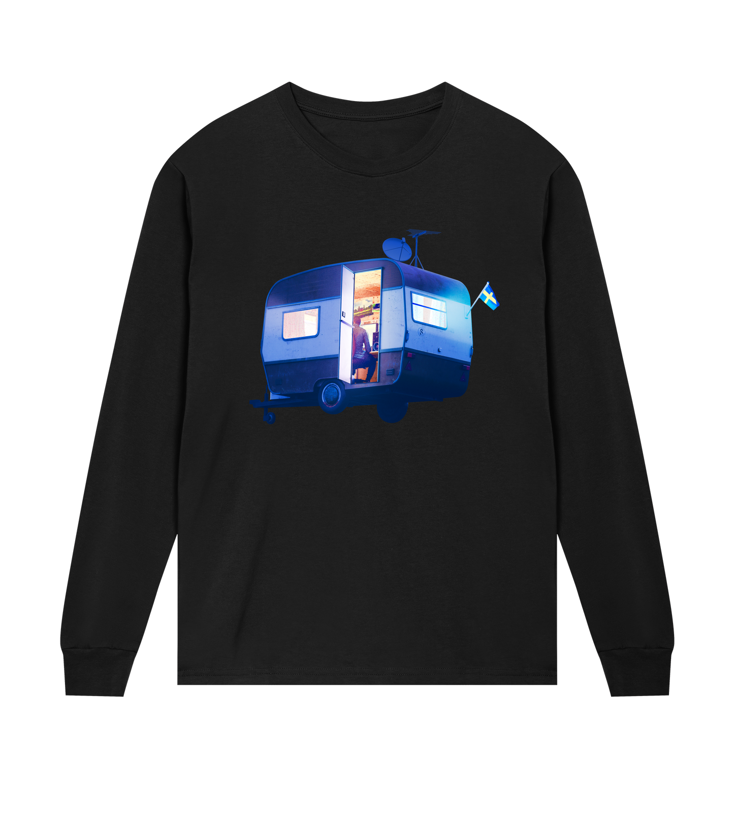 Mens Regular Long Sleeve Tee Husvagn