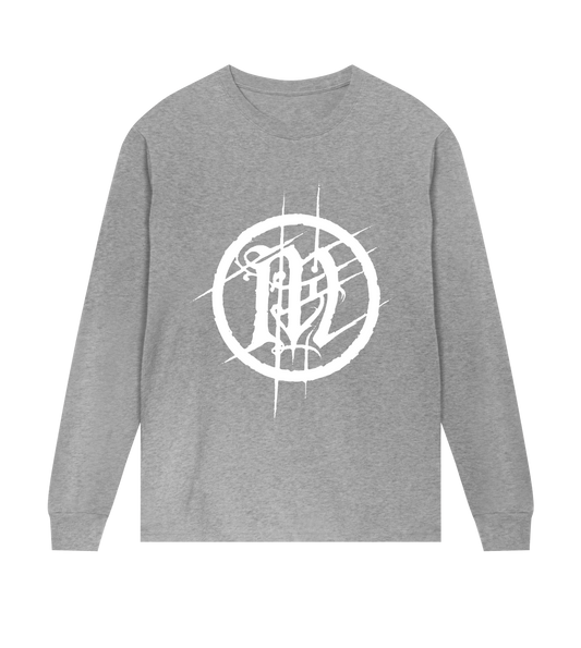 In Mourning White Emblem Men's Long Sleeve Tee