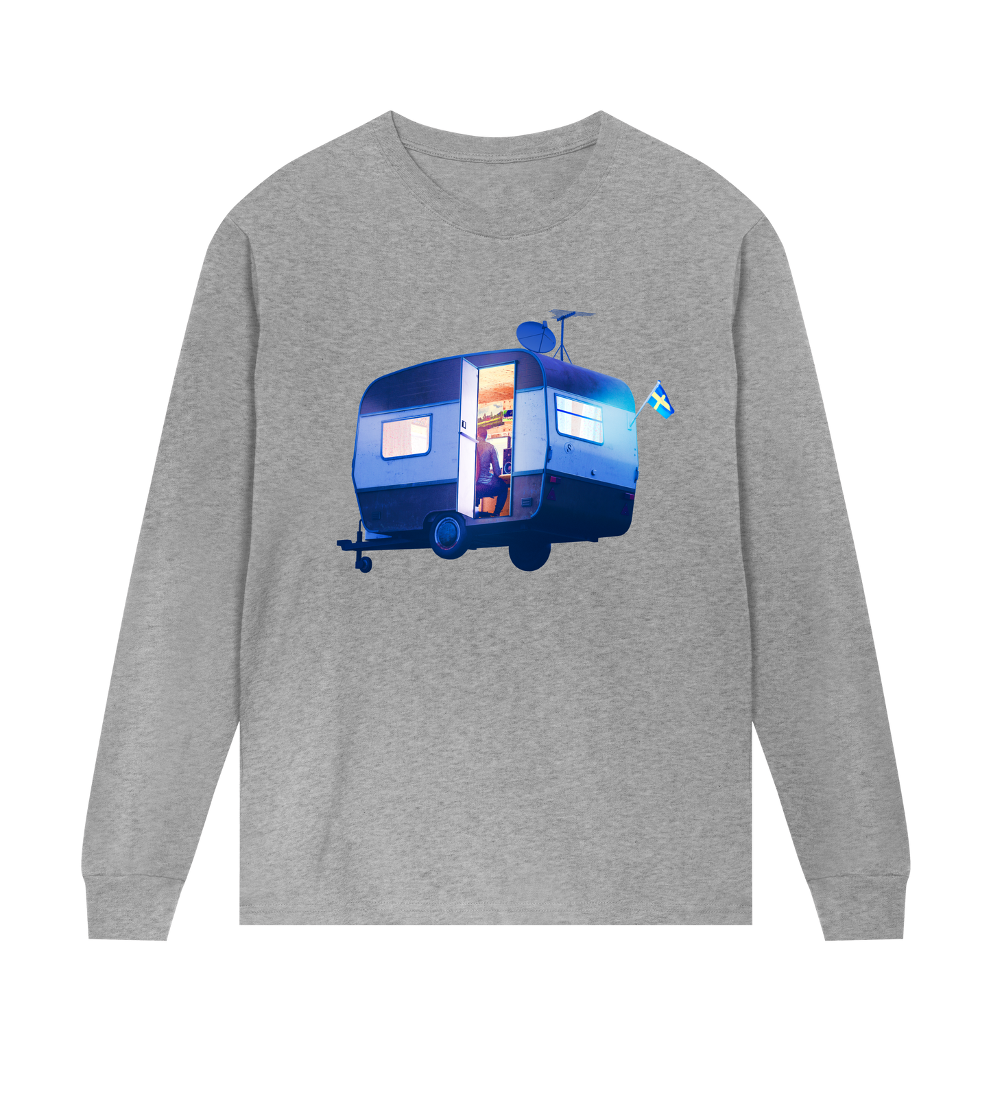 Mens Regular Long Sleeve Tee Husvagn