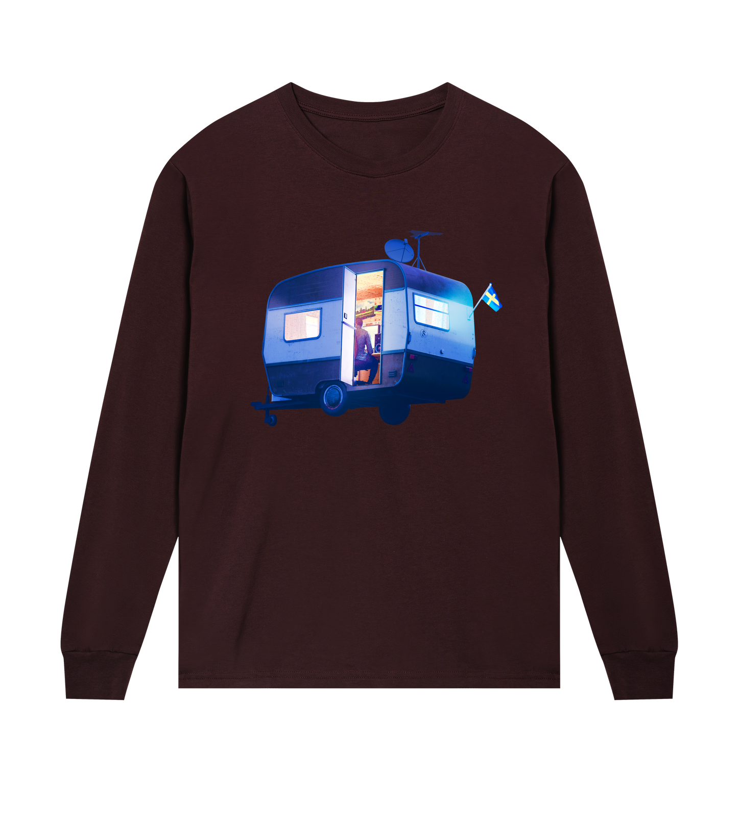 Mens Regular Long Sleeve Tee Husvagn