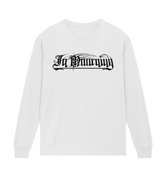 In Mourning Black Logo Men's Long Sleeve Tee