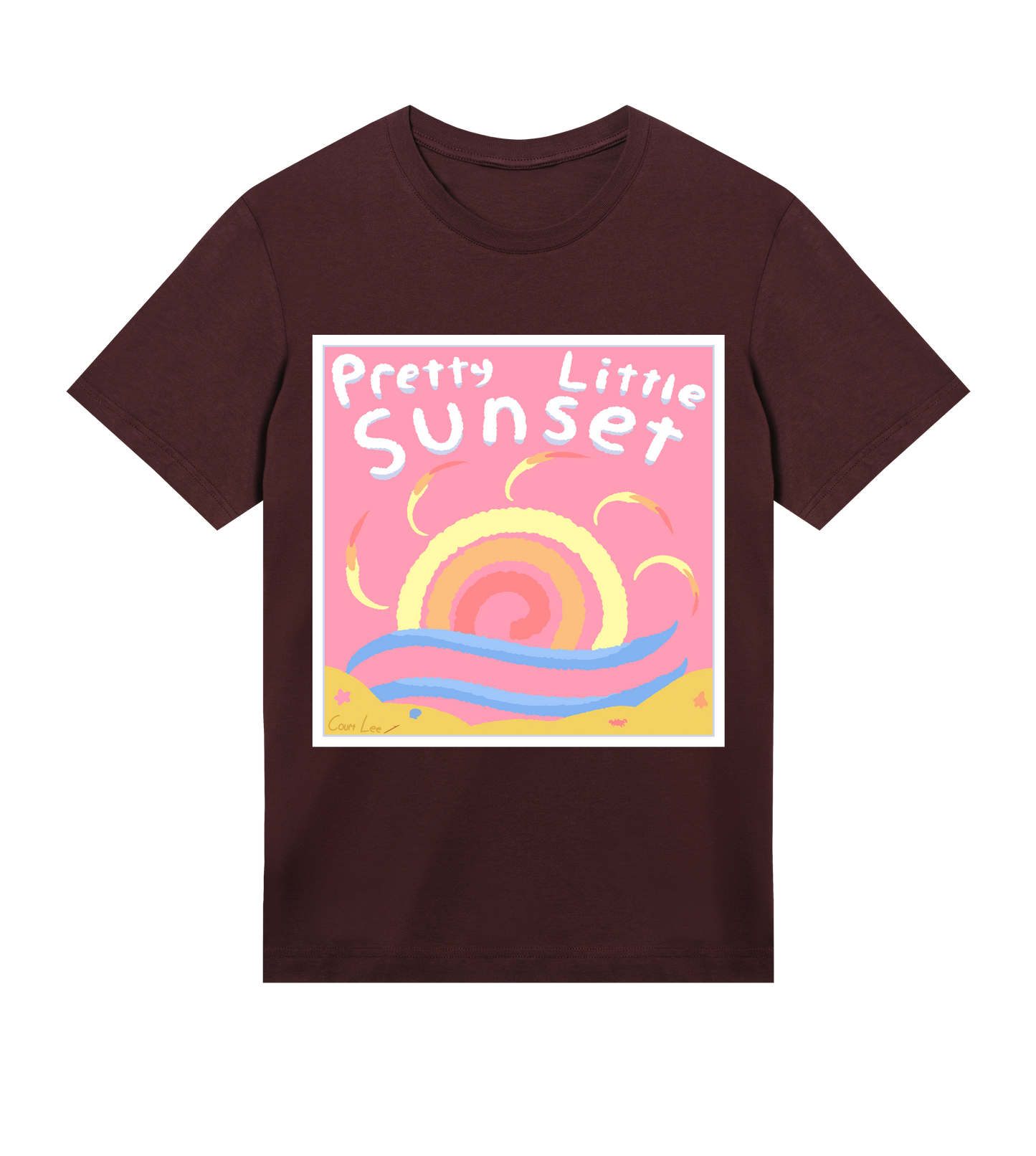 Pretty Little Sunset Cover Art Tee