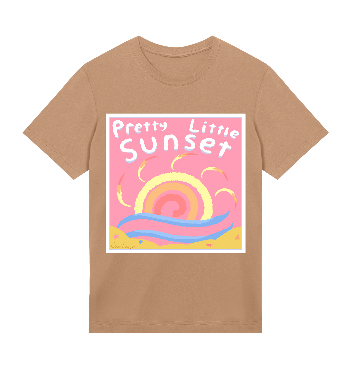 Pretty Little Sunset Cover Art Tee
