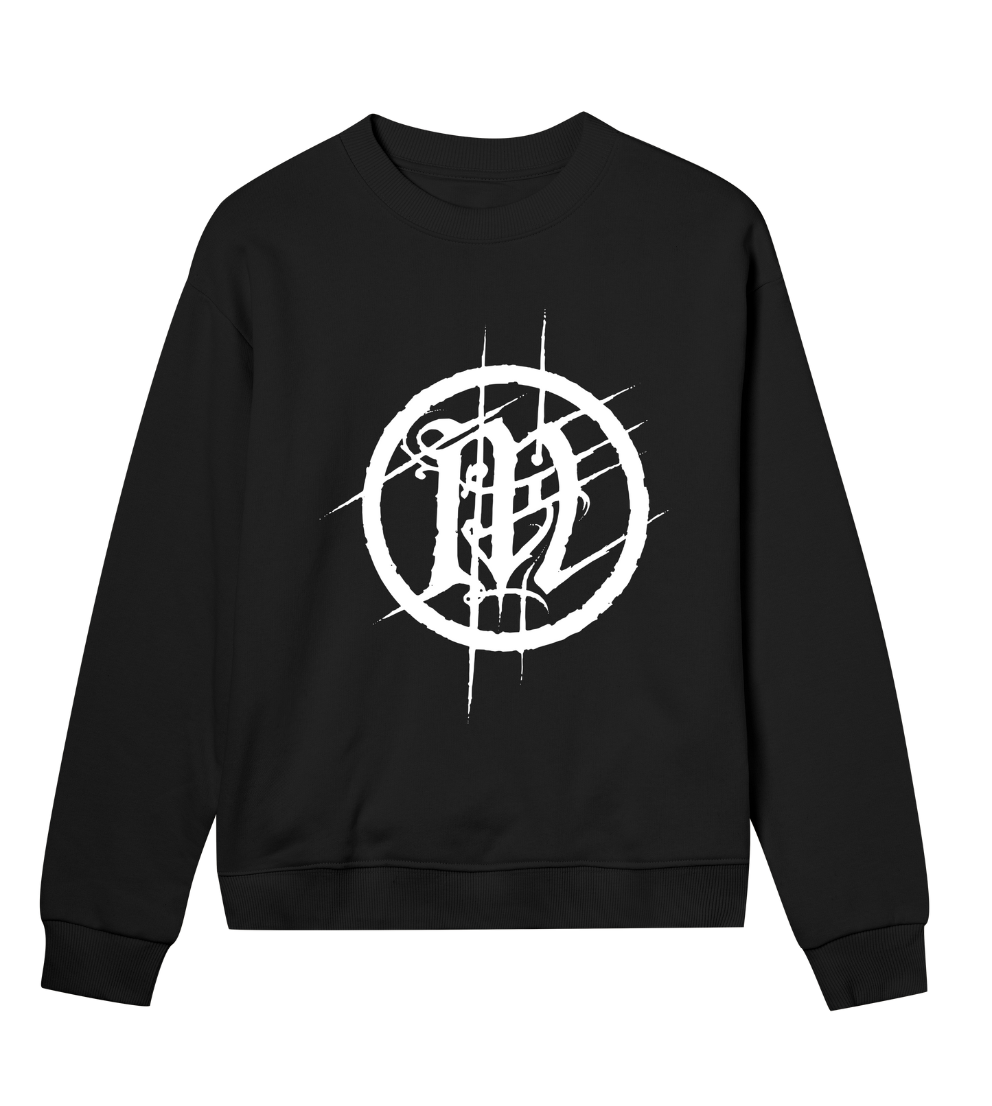 In Mourning White Emblem Womens Sweatshirt