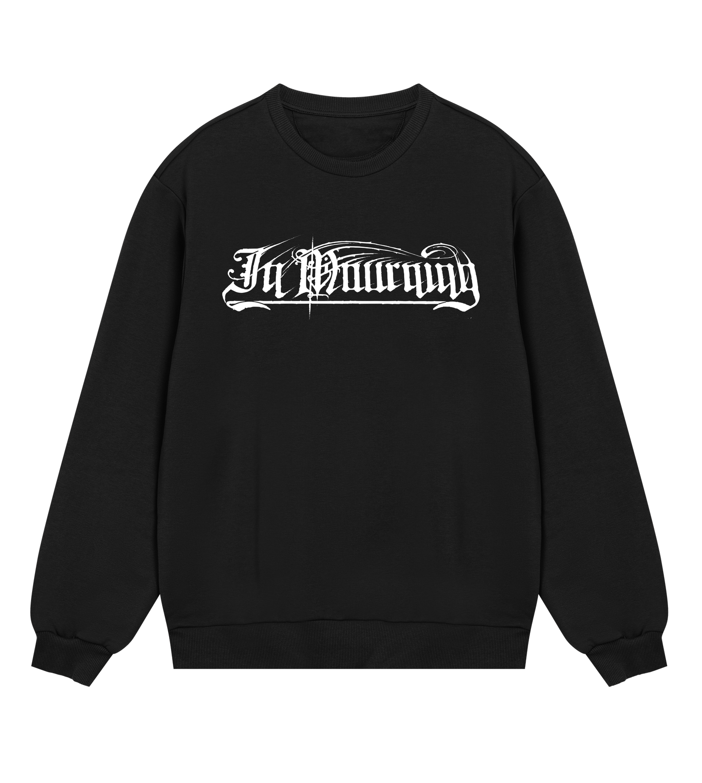 In Mourning White Logo Sweatshirt