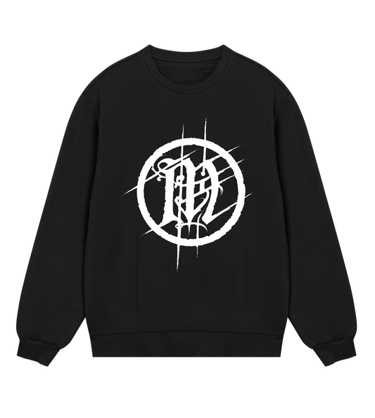 In Mourning White Emblem Sweatshirt