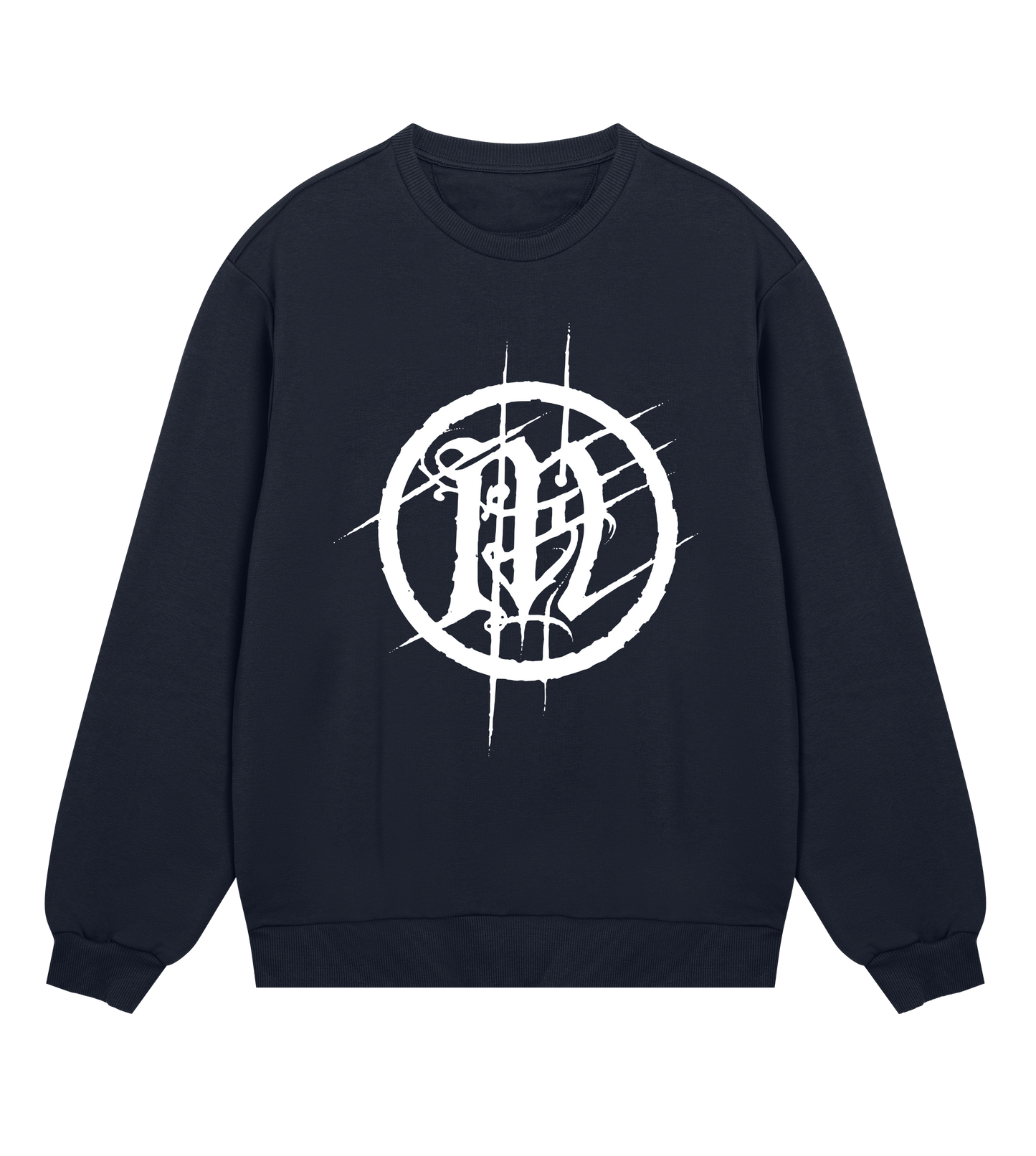 In Mourning White Emblem Sweatshirt