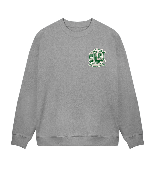 Mens Boxy Sweat Toon Green