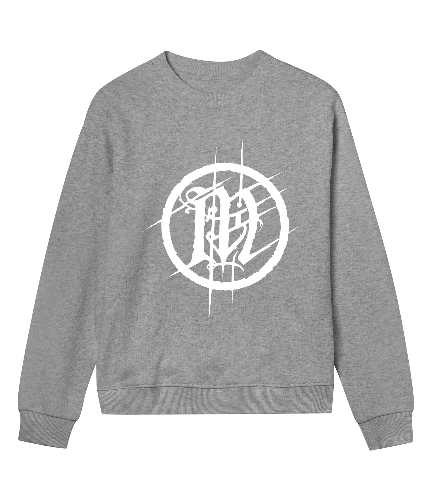 In Mourning White Emblem Womens Sweatshirt