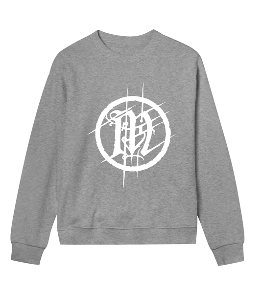In Mourning White Emblem Womens Sweatshirt