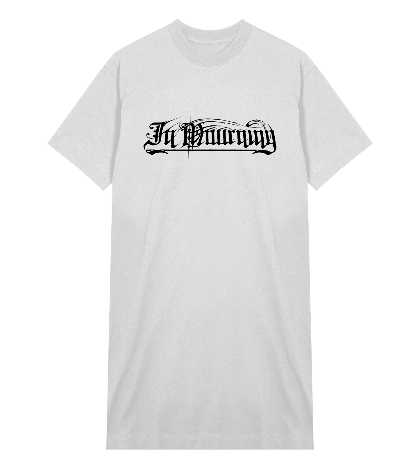 In Mourning Black Logo Womens Tee Dress