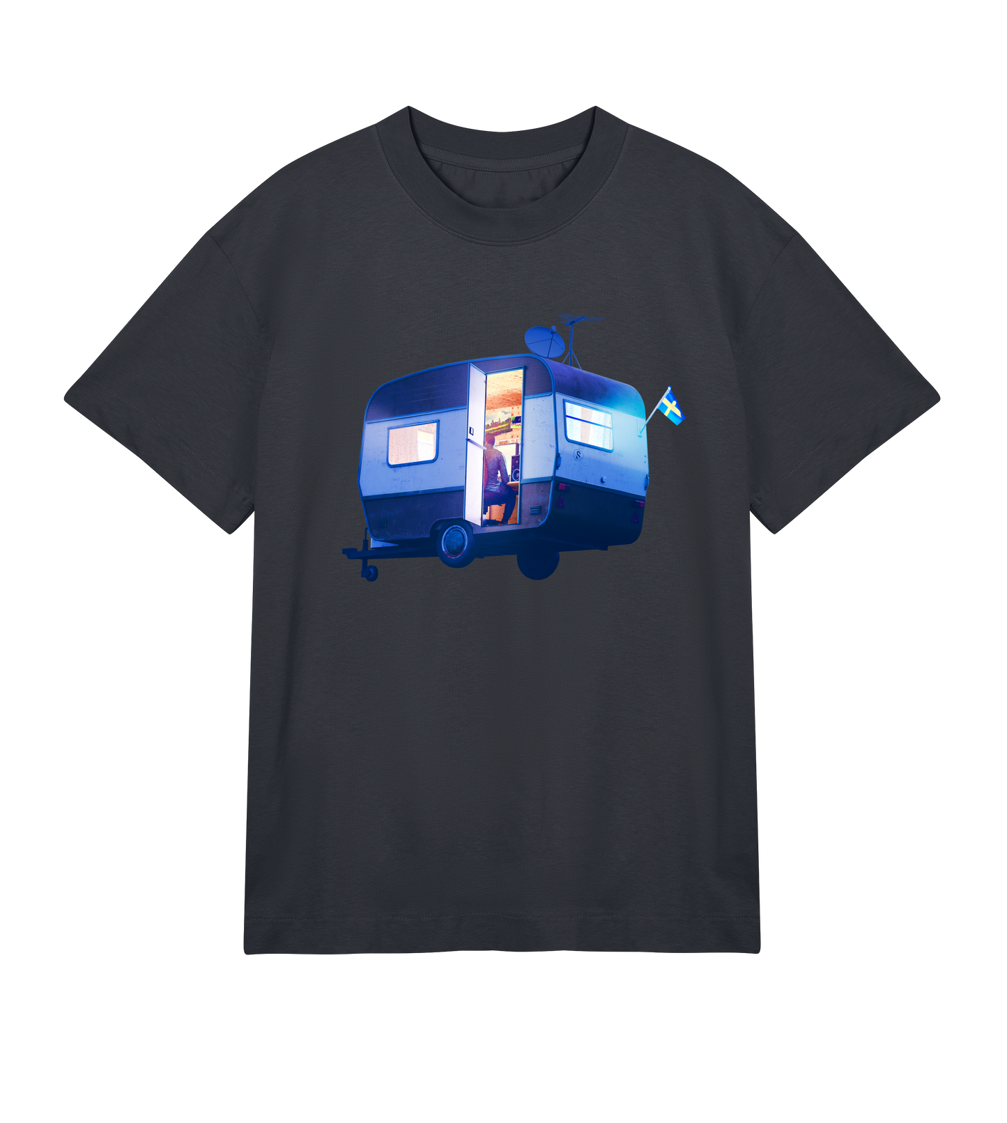 Mens Boxy Tee Husvagn
