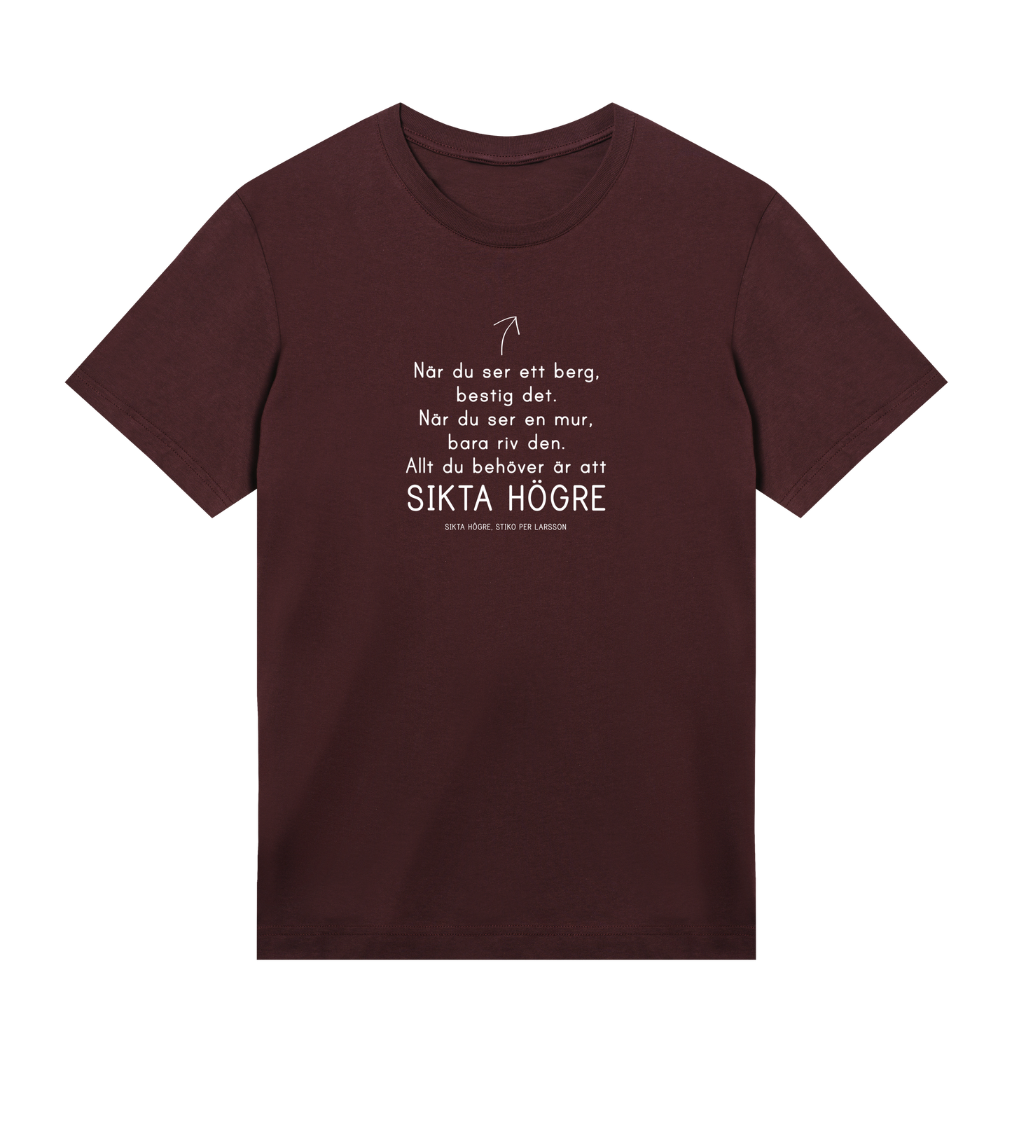 Stiko Per Larsson "Sikta Högre" Mens Tee