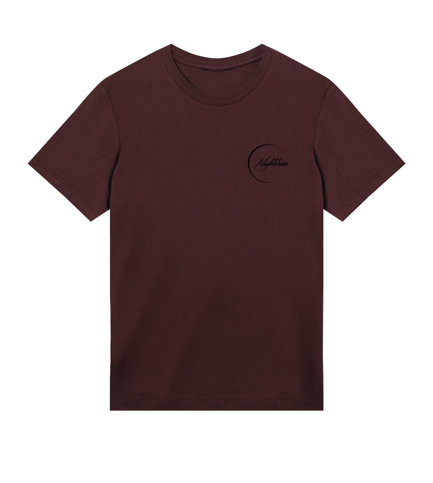 Nightshine - Black Logo Small, Mens T-shirt
