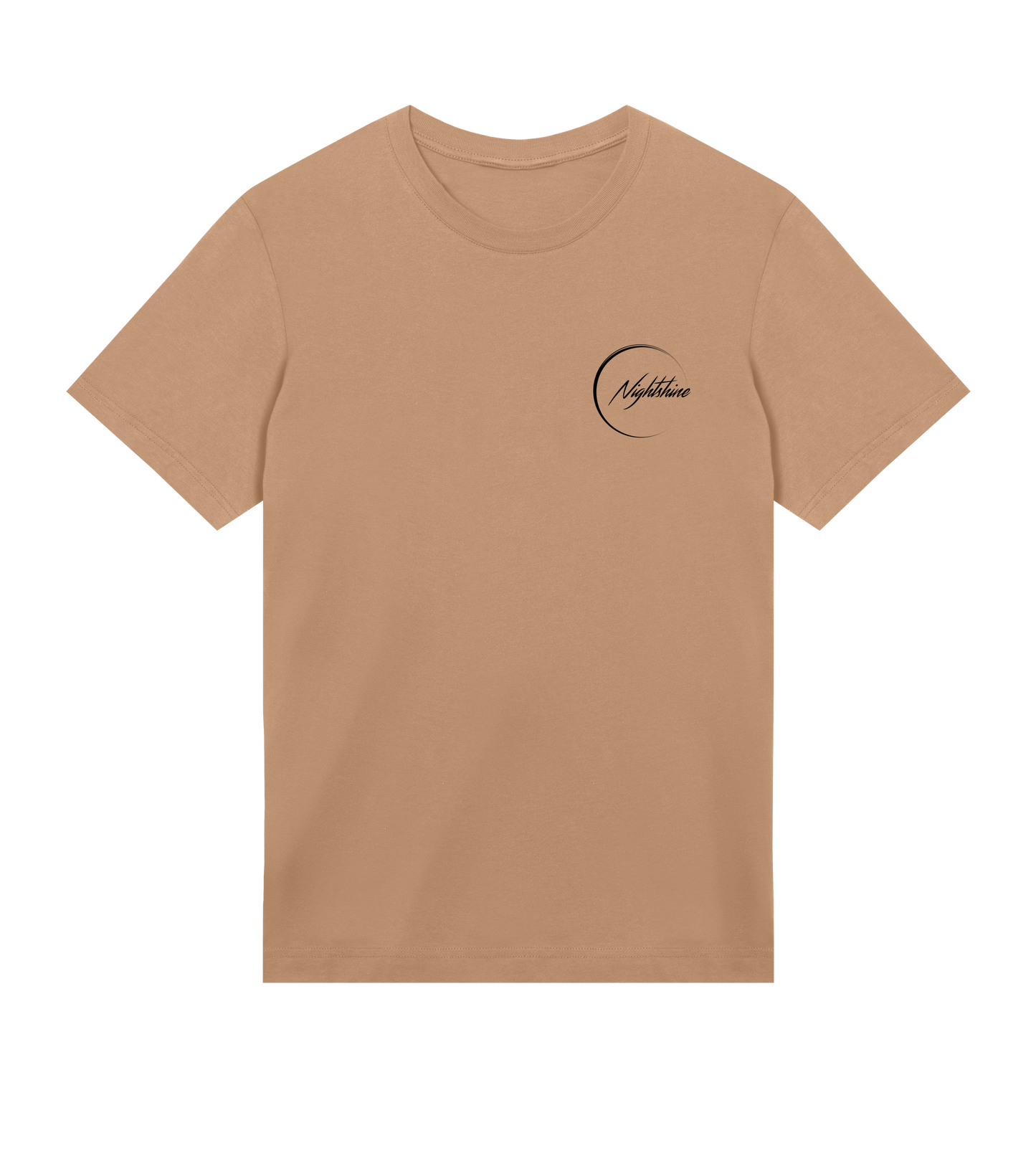 Nightshine - Black Logo Small, Mens T-shirt