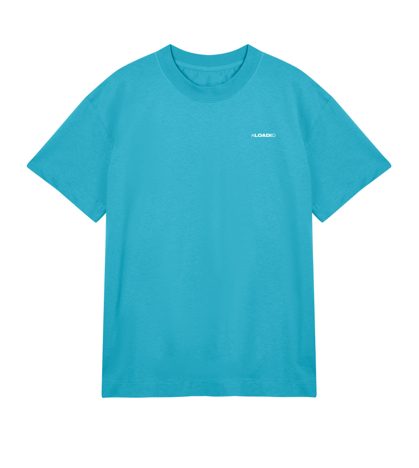 ALOADED Boxy Tee White Logo